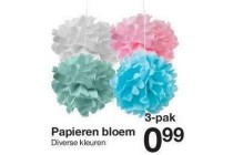 papieren bloem