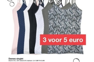 dames singlet