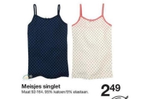 meisjes singlet