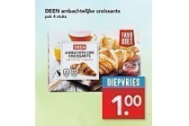 deen ambachtelijke croissants