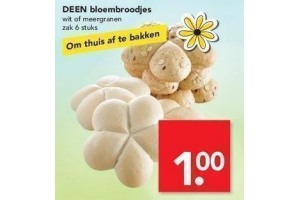 deen bloembroodjes