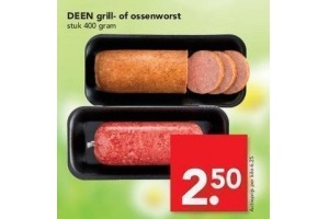 deen grill of ossenworst
