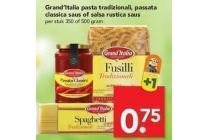 grand italia pasta tradizionali passata classica saus of salsa rustica saus