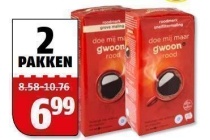 g woon koffie