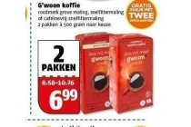 g woon koffie