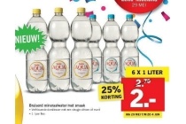bruisend mineraalwater met smaak