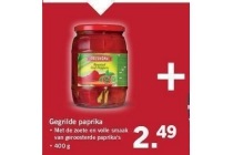 gegrilde paprika