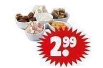 6 vaks snackschaal