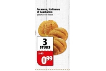 texaanse italiaanse of kaasbollen