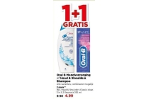 oral b mondverzorging of head en shoulders shampoo