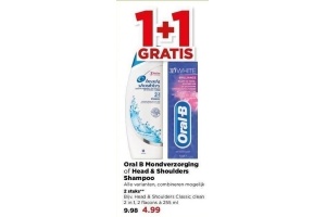 oral b mondverzorging of head en shoulders shampoo