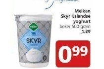 melkan skyr ijslandse yoghurt