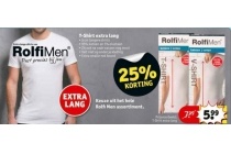 rolfi men t shirt extra lang