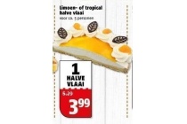 limoen of tropical halve vlaai