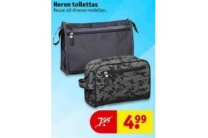 heren toilettas