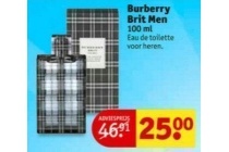 burberry brit men