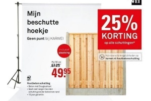 houtbeton schutting