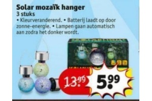 solar mozaik hanger