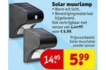 solar muurlamp