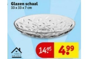 glazen schaal