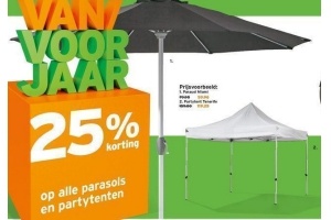 parasols en partytenten