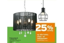 hang vloer en tafellampen