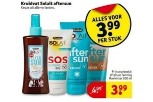 kruidvat solait aftersun