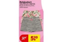 meisjesshort