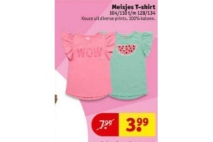 meisjes t shirt