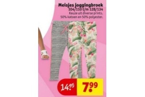 meisjes joggingbroek