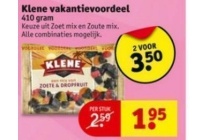 klene vakantievoordeel