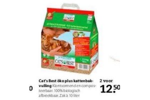 cat s best oeko plus kattenbak vulling