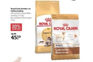 royal canin honden en kattenvoeding