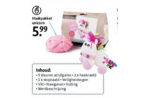 haakpakket unicorn