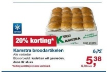 kamstra broodartikelen