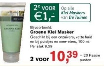 de tuinen klei maskers