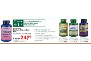 alle supplementen van holland en barrett en nature s garden