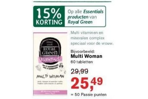 royal green essentials producten