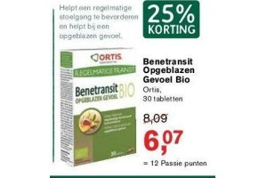 benetransit opgeblazen gevoel bio