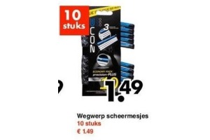 wegwerp scheermesjes