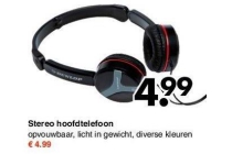 stereo hoofdtelefoon