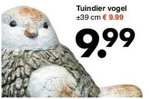 tuindier vogel