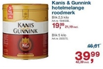 kanis en gunnink hotelmelange roodmerk