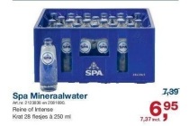 spa mineraalwater krat