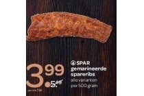 spar gemarineerde spareribs