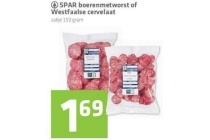 spar boerenmetworst