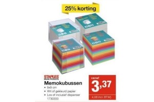 staples memokubussen