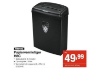 fellowes papiervernietiger h8c