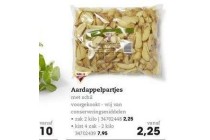 aardappelpartjes met schil