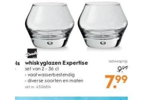 whiskyglazen expertise